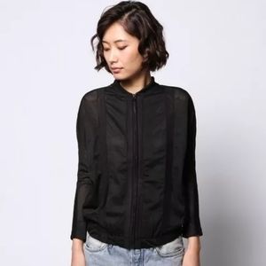 G Star Raw Black Glynn Bomber mesh size xs